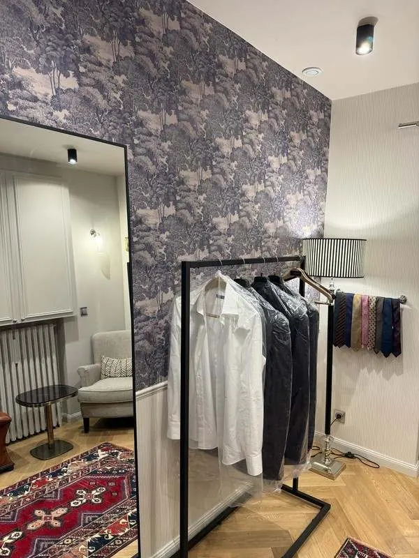 Papier peint panoramique dans une boutique